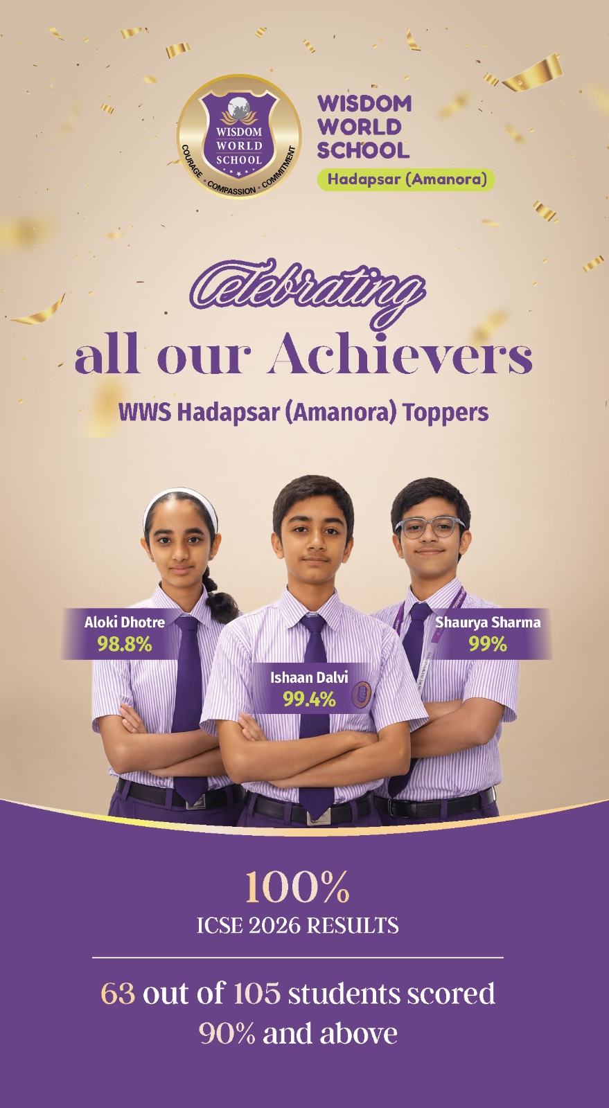 hadapsar toper students images